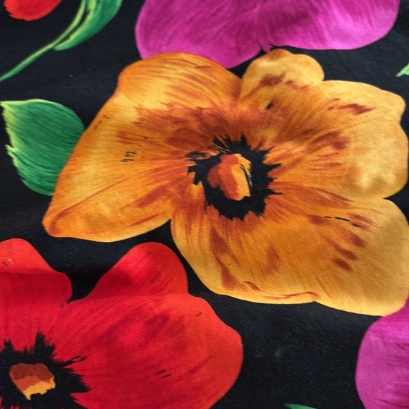 Krist Gudnason California Vintage Floral Kaftan House Dress 1970 Mumu Size Small - Picture 5 of 8